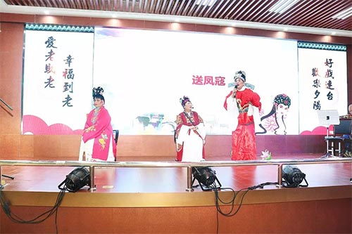 【戏迷之家】北桥社区戏曲团走进无锡国济护理院专场慰问演出